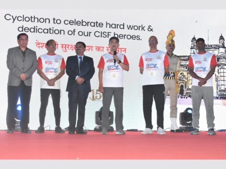 GM presents the Freedom ride – a fun filled cyclothon for the courageous CISF heroes