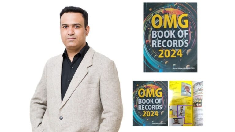 Dheeraj Sachdeva Makes It to the OMG Book of Records for Retail Reinvent