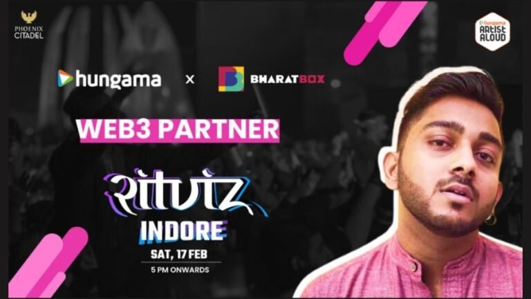 Ritviz Indore Show: India’s First Digital Collectibles concert with BharatBox & Hungama