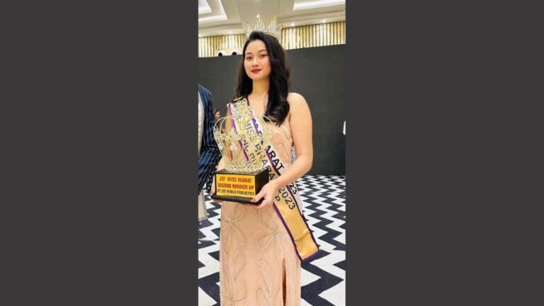 Pushpa Tamang, won the title of Miss India Second Runner Up in Miss India Beauty Contest 2024