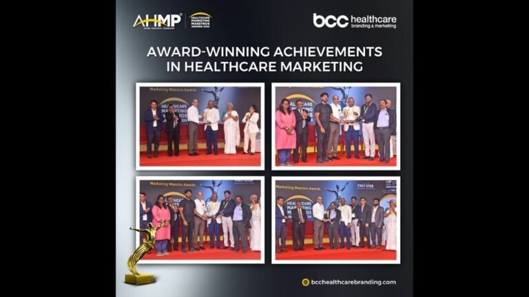 BCC Healthcare bags 4 awards at AHMP CON 2024, revolutionises Healthcare Marketing in India