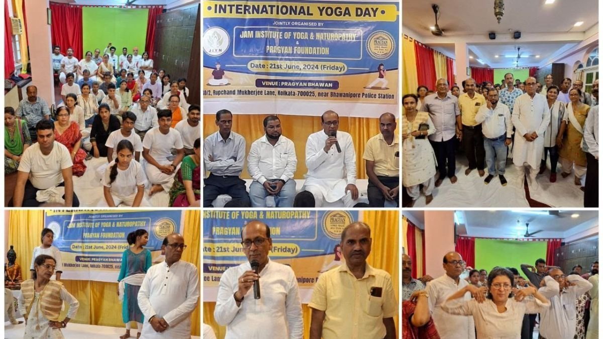 International Yoga Day celebration by Pragyan Foundation