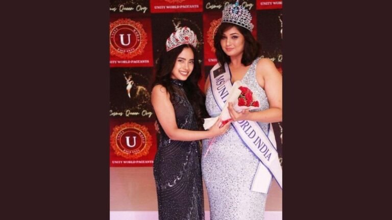 Pooja Sharma Proudly Won the Title Of Miss Unity World India 2024
