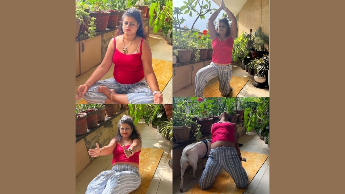 Deepa Manna from Bangalore wished everyone a Happy International Yoga Day 2024