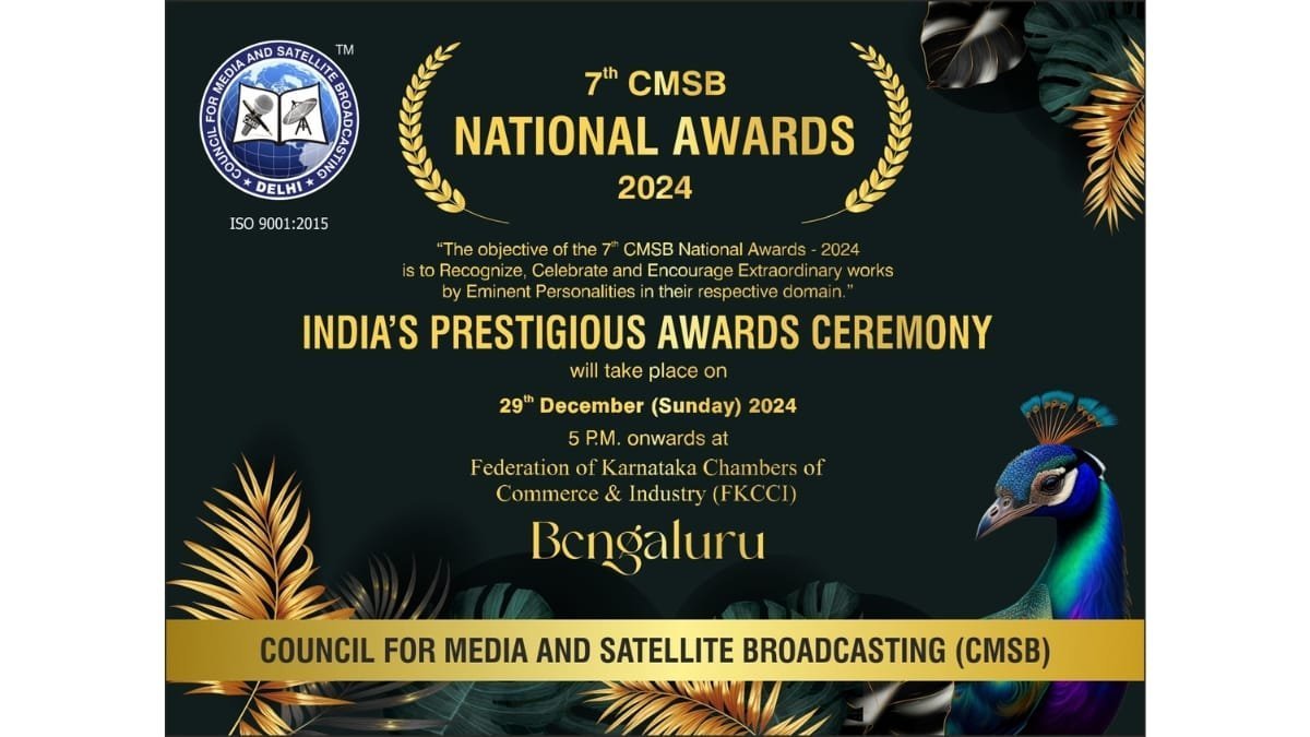 7th CMSB National Awards 2024- Celebrating Excellence Across Industries