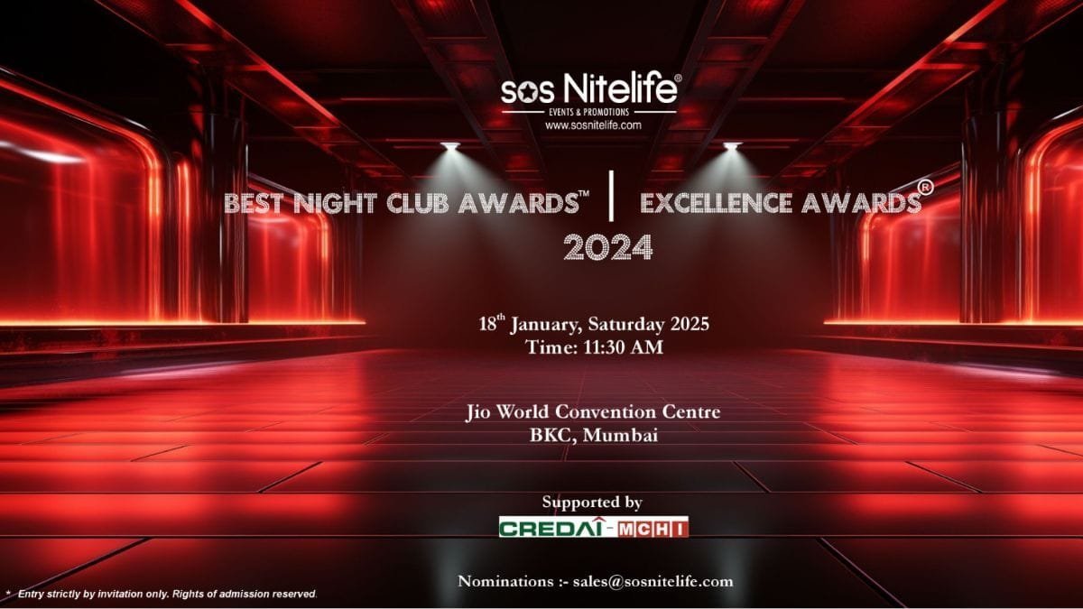 Get Ready for the Prestigious SOS Nitelife Excellence Awards and The Best Nightclub Awards 2024