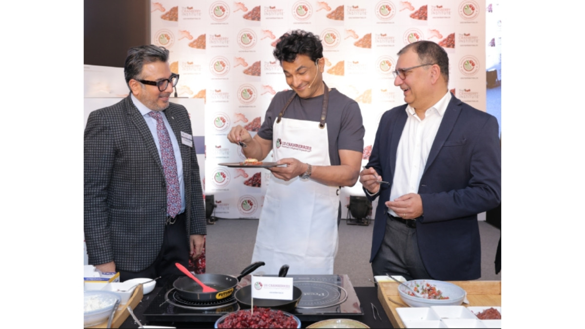 US Cranberries Hosts Special Event with Global Brand Ambassador Chef Vikas Khanna