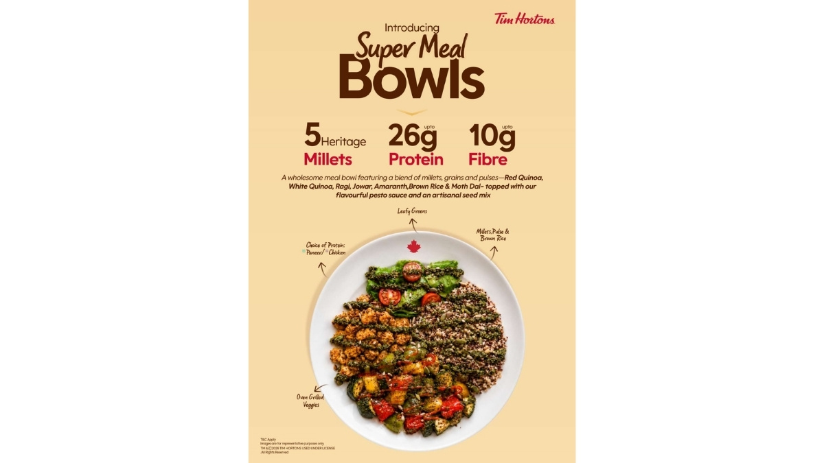 Tim Hortons® Introduces Super Meal Bowls in India.