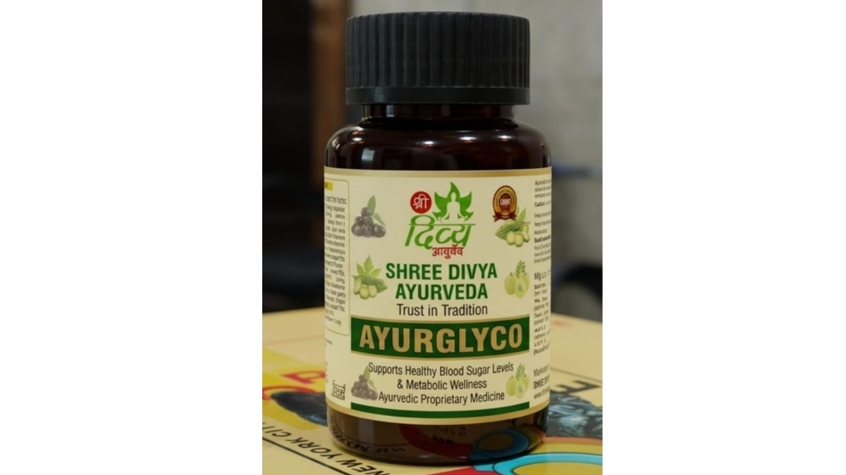 Shree Divya Ayurved Introduces AYURGLYCO: An Ayurvedic Approach to Supporting Healthy Blood Sugar Management Use With Shree Divya Ayurved Kabj Amrit Churn