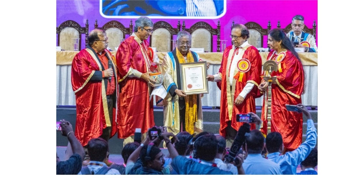 Ravindra Chamaria, Chairman of Infinity Group, Receives Honorary D.Litt. from Techno India University