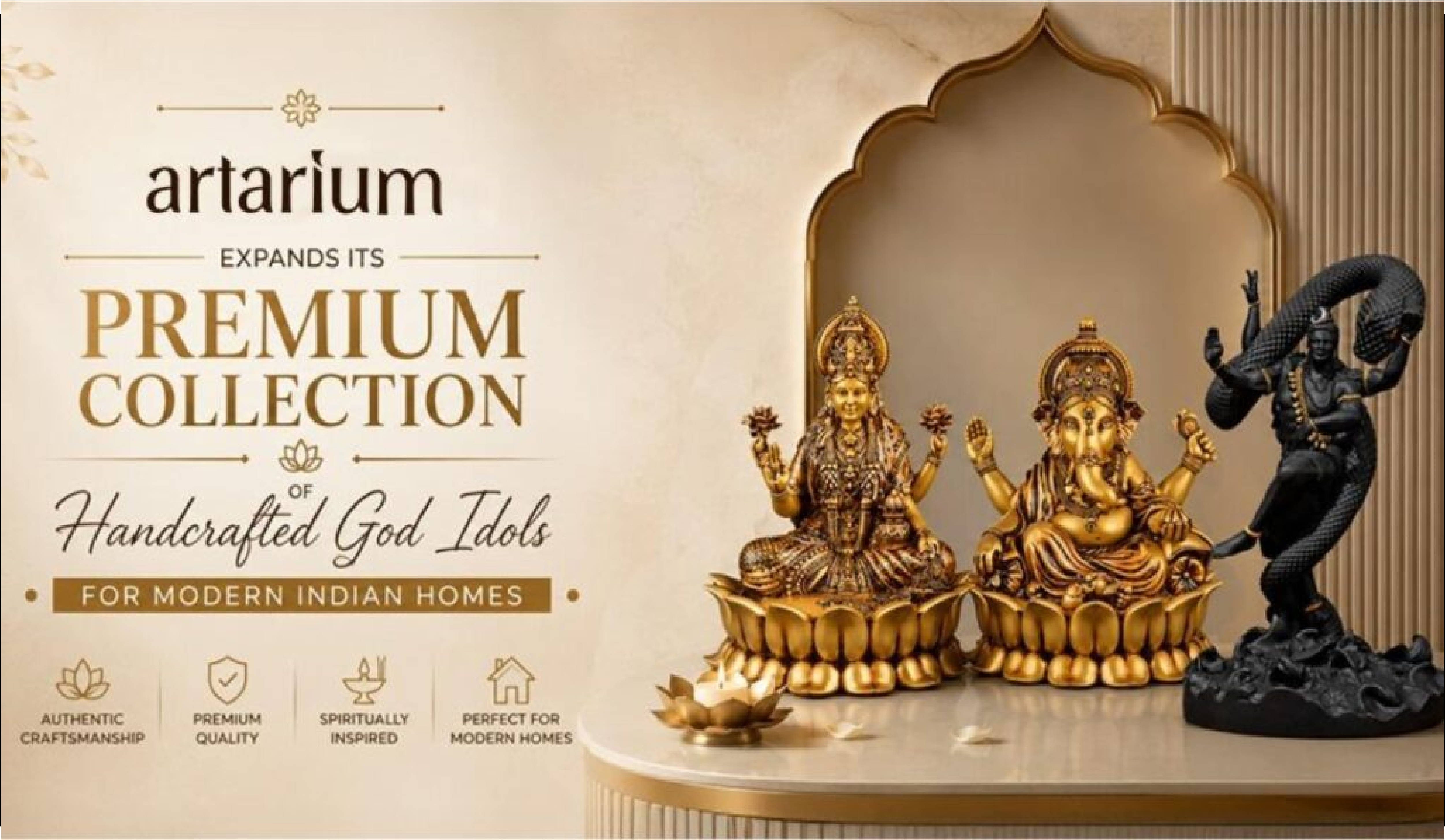 Artarium Expands Its Premium Collection of Handcrafted God Idols for Modern Indian Homes