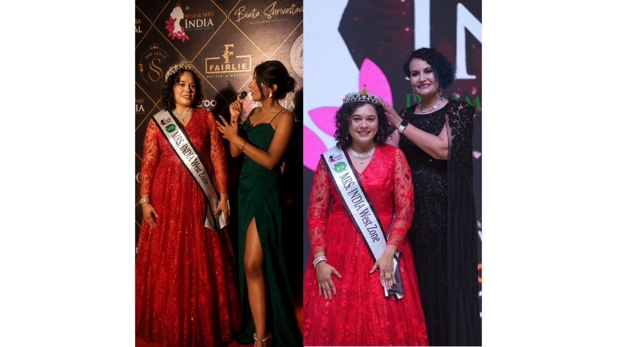 Dhanashree Patwardhan: Won the titles of VG Mrs. India West Zone And VG Mrs India Photogenic Diva 2026